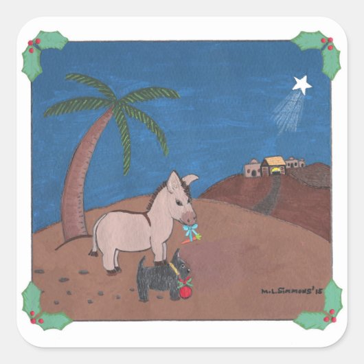 旅 スクエアシール (正面)