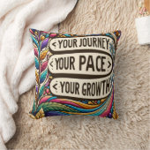 旅、ペース、成長 クッション (ブランケット)