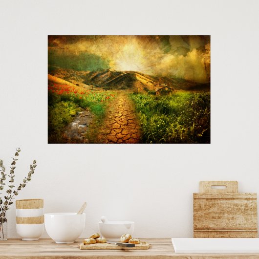 旅 ポスター (キッチン)