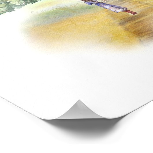 「旅」ポスタ感動的ープリント(11x14) ポスター (角)