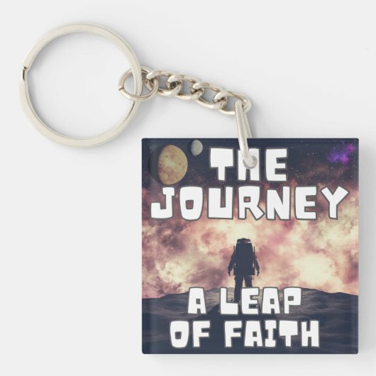 旅 – 信仰の飛躍 キーホルダー (正面)