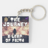 旅 – 信仰の飛躍 キーホルダー (裏面)