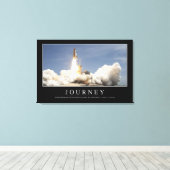 旅：感動的引用文2 キャンバスプリント (インサイチュ (ウッドフロア))
