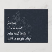 「旅…」 禅諺 ポストカード (正面)