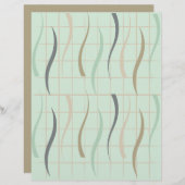 旋回およびグリッドパターン廃棄帳紙 (正面/裏面)