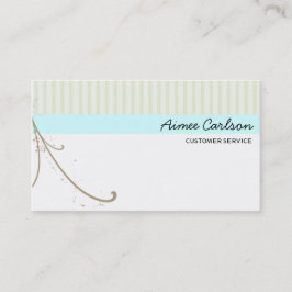 旋回とストライプテンプレート 名刺