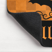 旋回エレガントこうもりハッピーハローウィン マウスパッド (コーナー)