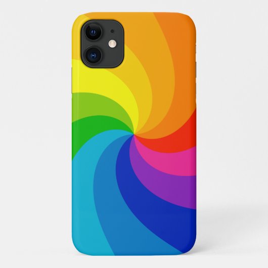 旋回カラフルカラーホイール Case-Mate iPhoneケース (裏面)