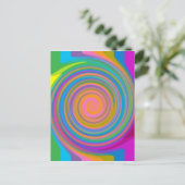 旋回カラフルデザイン ポストカード (スタンド正面)