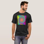 旋回カラフルデザイン Tシャツ (正面フル)