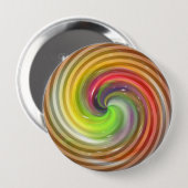 旋回カラフル抽象芸術アート2 缶バッジ (正面&裏面)