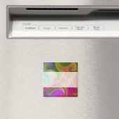 旋回カラフル抽象芸術 マグネット (インサイチュ (食洗機))