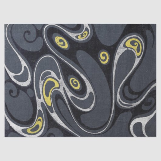 旋回カラフル抽象芸術 薄葉紙 (正面)