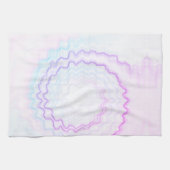 旋回カラフル絞り染めファンキーレトロ キッチンタオル (横)