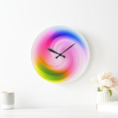 旋回カラフル-ウォールクロック ラージ壁時計 (ホーム)
