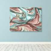 旋回カラー抽象芸術アートウォールプリント キャンバスプリント (インサイチュ (ウッドフロア))