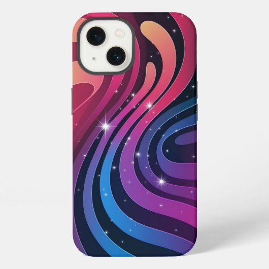 旋回グラデーション壁紙 iPhoneケース (裏面)