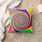 旋回サイケデリック装飾用クッション クッション (ブランケット)