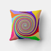 旋回サイケデリック装飾用クッション クッション (裏面)