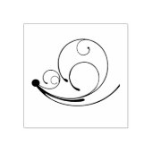 旋回デザインゴム印 ラバースタンプ (インプリント)