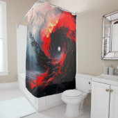 旋回デザイン シャワーカーテン (インサイチュ)