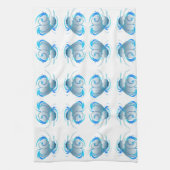 旋回ハート キッチンタオル (縦)