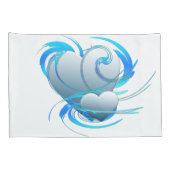 旋回ハート 枕カバー (裏面-右)