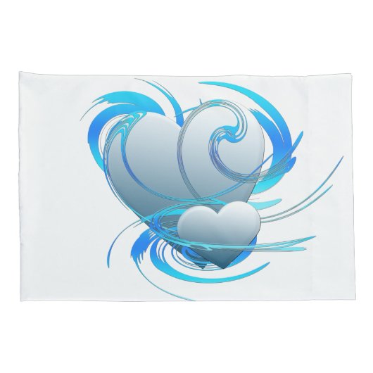 旋回ハート 枕カバー (裏面-右)