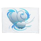 旋回ハート 枕カバー (正面左)