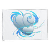 旋回ハート 枕カバー (正面右)