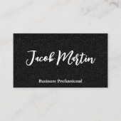 旋回パターンの背景 |白黒 名刺 (正面)