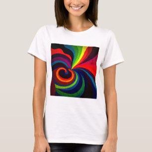 旋回パターンデザインサイケデリック- Art Colors Tシャツ