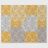 旋回パターンラッピング紙 ラッピングペーパー (フラット)