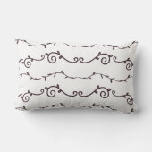 旋回パターン（の模様が）あるする ランバークッション (裏面)