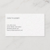 旋回パターン《写真》ぼけ味と大理石カラーブロック 名刺 (裏面)