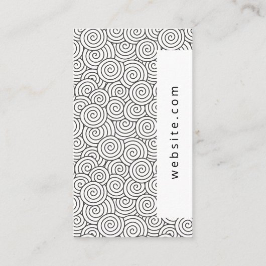 旋回パターン 名刺 (裏面)