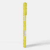 旋回パタ日本のーン – マスタードとライトイエロー Case-Mate iPhoneケース (裏面 / 右)