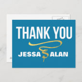 旋回フェイク金ゴールド箔 ポストカード (正面/裏面)