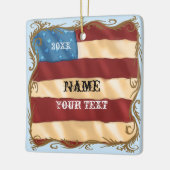 旋回フラグ セラミックオーナメント (左)