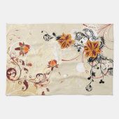 旋回フローラ キッチンタオル (横)