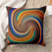 旋回モダン抽象芸術アート#24 クッション (ブランケット)