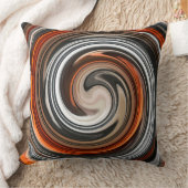 旋回モダン抽象芸術アート#5 クッション (ブランケット)