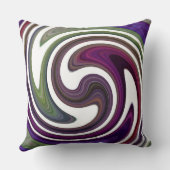 旋回モダン抽象芸術アート#6 クッション (裏面)