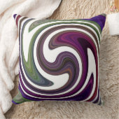 旋回モダン抽象芸術アート#6 クッション (ブランケット)