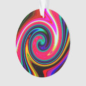 旋回レトロネオンレッド オーナメント (正面)