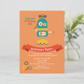 旋回ロボット招待状 招待状 (スタンド正面)