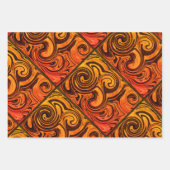 旋回巻き紙フラットシートセット3 ラッピングペーパーシート (正面)