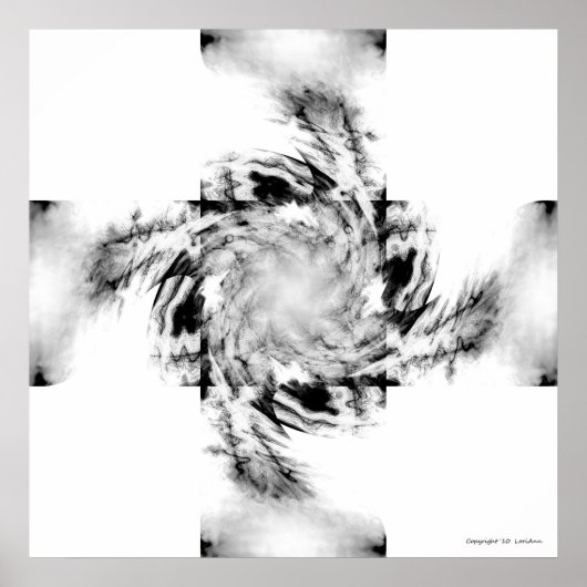 旋回市松模様に ポスター (正面)