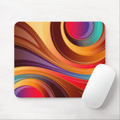 旋回抽象芸術2デザイン – マウスパッド (マウス)