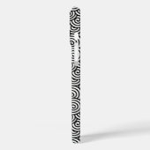 旋回日本のパターン – 白と黒 Case-Mate iPhoneケース (裏面 / 左)